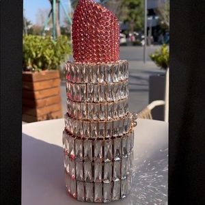 Beautiful RED Lipstick Purse with Detachable Strap *